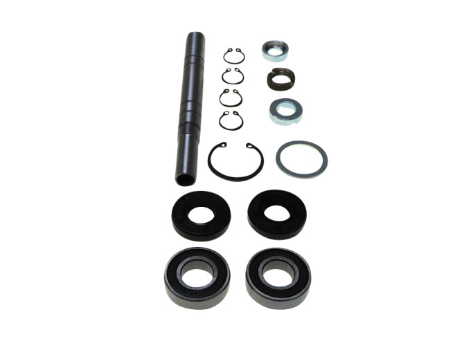 Axle Puch MV50 rear wheel hub parts kit with bearings product