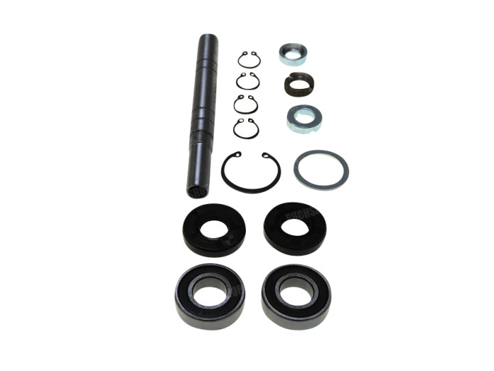 Axle Puch MV50 rear wheel hub parts kit with bearings