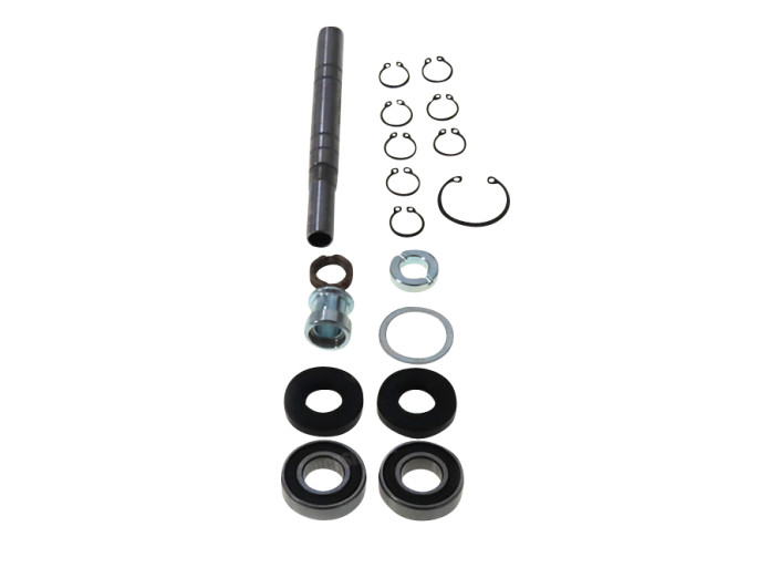 Achse Puch DS50 Hinterrad Teilesatz mit Lagers