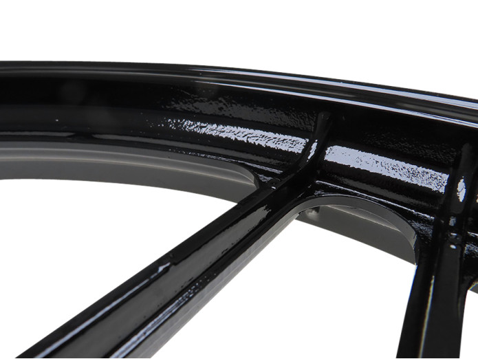 17 inch Grimeca 5 star wheel 17x1.35 Puch Maxi / X30 / X50 primer black 