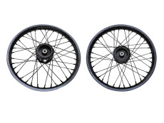 17 inch spoke wheel 17x1.40 aluminium black set Puch Maxi S / N 