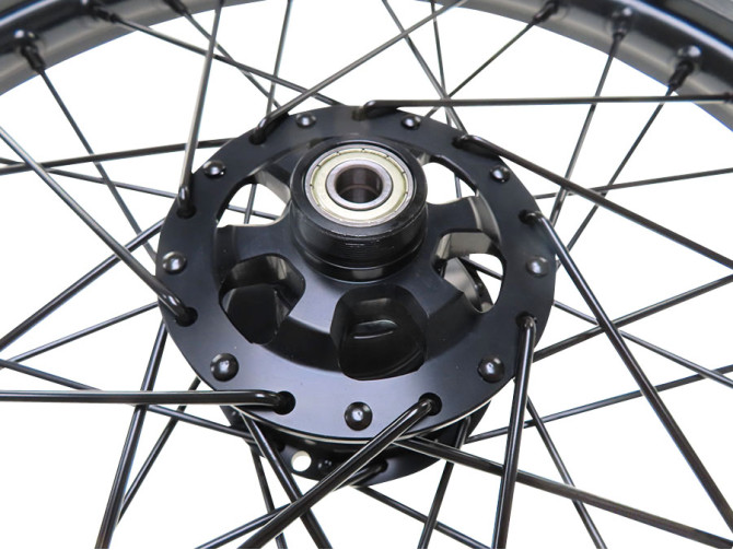 17 inch spaakwiel 17x1.40 aluminium zwart set Puch Maxi S N product