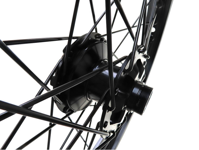 17 Zoll Speichenrad 17x1.40 Alu Schwarz Satz Puch Maxi S N