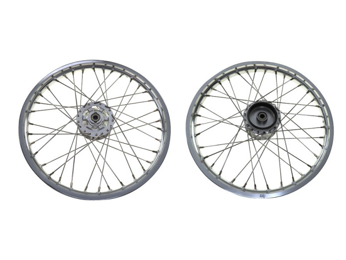 spoke wheel 17x1.40 aluminium silver set Puch Maxi S N spoke wheel 17x1.40 aluminium silver set Puch Maxi S N