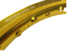 17 inch rim 17x1.40 spoke wheel aluminium Rigida gold anodised thumb extra