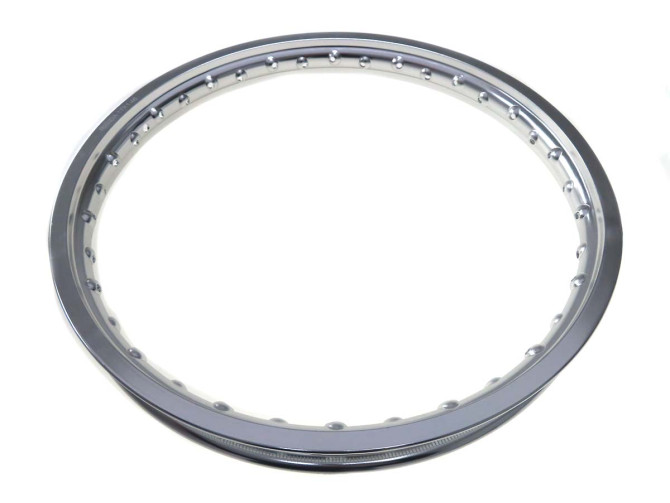 17 inch rim 17x1.40 spoke wheel aluminium Rigida silver Anodised product