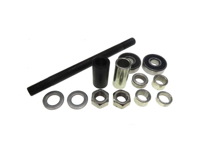 Axle Puch Maxi S / N Grimeca snowflake front wheel conversion to fixed bearing product