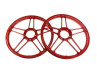 17 inch Grimeca 5 star wheel 17x1.35 Puch Maxi red (set) thumb extra