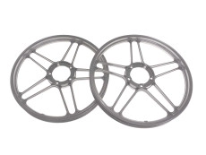 17 inch Grimeca 5 star wheel 17x1.35 Puch Maxi silver (set)