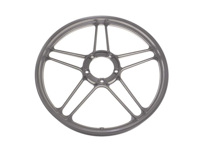 17" Grimeca 5 star wheel x1.35 Puch Maxi metallic silver set