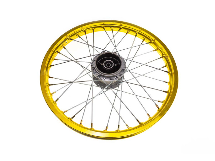 17 inch spoke wheel 17x1.40 aluminium Rigida set gold Puch Maxi S / N