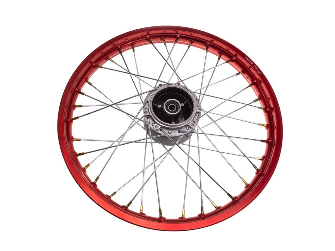 17 inch spoke wheel 17x1.40 aluminium Rigida set red Puch Maxi S / N product