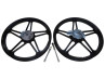 17 inch Bernardi Mozzi style 17x1.60 wheel set black thumb extra