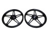 17 inch Bernardi Mozzi style 17x1.60 wheel set black