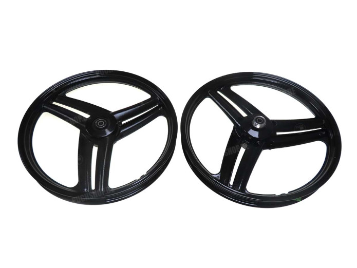Grimeca 3 Blade propeller style 17x1.60 wheel set black