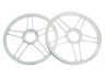 17 inch Grimeca 5 star wheel 17x1.35 Puch Maxi pearl white (set) thumb extra