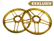 17 Zoll Grimeca Gussrad 17x1.35 Puch Maxi *Exclusive* Candy Gold (Satz)