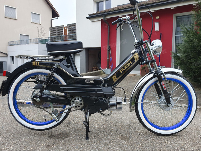 17" Speichenrad 17x1.40 Alu Rigida Satz Blau Puch Maxi S N
