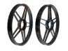 17 inch Grimeca 5 star wheel 17x1.35 Puch Maxi *Exclusive* Universe black (set)