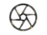 17 inch Fast Arrow Sport-1 5 star wheel 17x1.35 Puch Maxi *Exclusive* black with gold leaf (set)