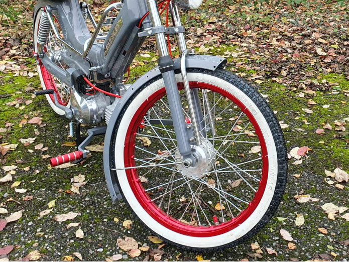 17 Zoll 2.25x17 Anlas NR-7 Reifen Weisswand Puch Maxi / X30 / X50