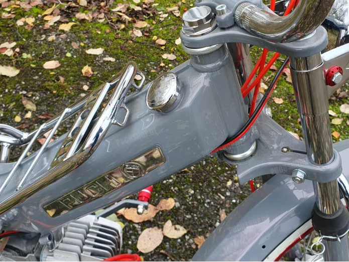 Puch Metalen Tank sticker set RealMetal® chroom kleur 2024 editie