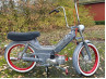 Buddyseat Puch Maxi black custom carbon and stitching Buddyseat Puch Maxi black custom carbon and stitching