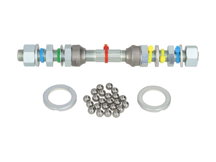 Axle Puch Maxi S / N Grimeca Snowflake wheel 11mm 154mm Swiing