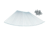Spaken Puch Maxi 185mm voor 17 inch met zilver kleurige nippels (36 stuks)