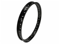 17 Zoll Felge 17x1.20 Speichen Stahl Glanz Schwarz Puch Maxi