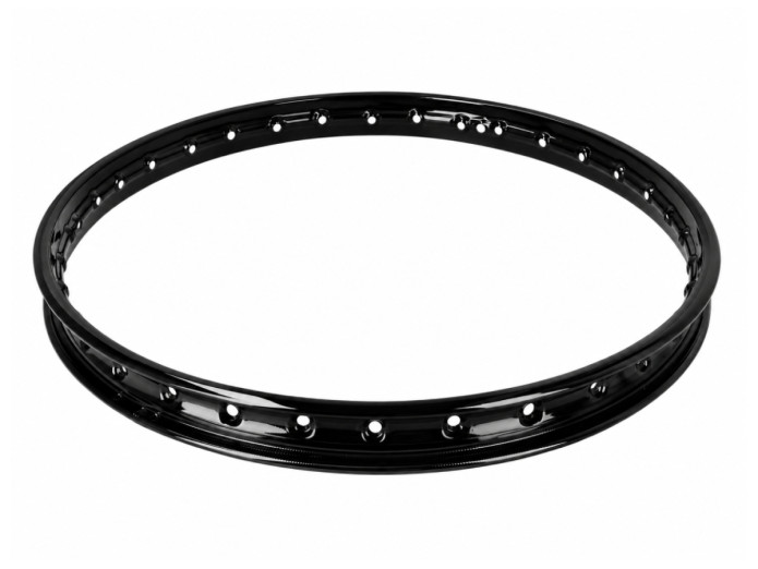 19 inch rim 19x1.20 spoke wheel steel gloss black Puch MV / VS / MS