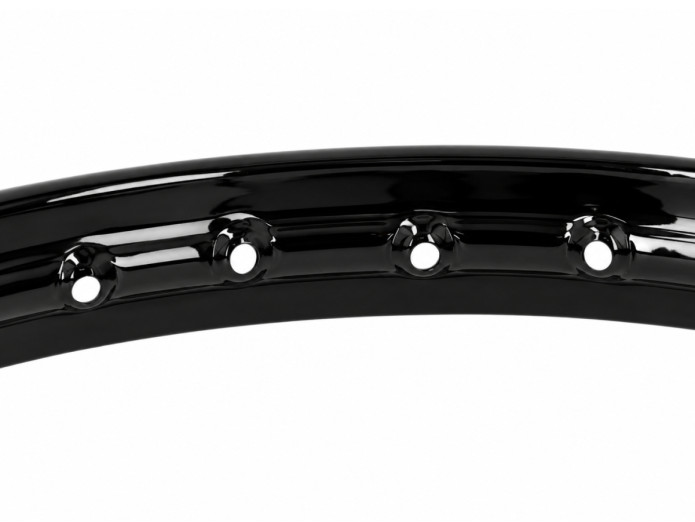 19 inch rim 19x1.20 spoke wheel steel gloss black Puch MV / VS / MS
