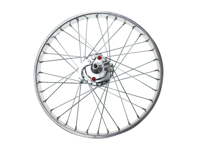 17 inch spoke wheel 17x1.20 chrome front complete A-quality  product