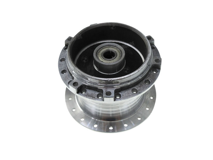 Hub Puch Maxi spoke wheel rear aluminium polished kickstart