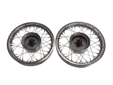 12 inch spoke wheel 12x1.85 chrome Puch DS set Italcerchio / Radaelli 