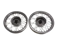 12 inch spoke wheel 12x1.85 chrome Puch DS set Italcerchio / Radaelli 