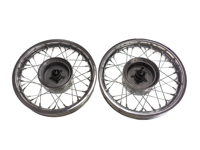 12 inch spoke wheel 12x1.85 chrome Puch DS set Italcerchio / Radaelli  product