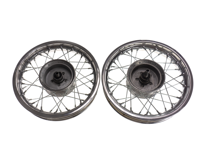 12 inch spoke wheel 12x1.85 chrome Puch DS set Italcerchio / Radaelli  main