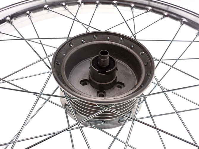 19 inch spoke wheel Puch MV / VS / MS front wheel chrome A-quality product