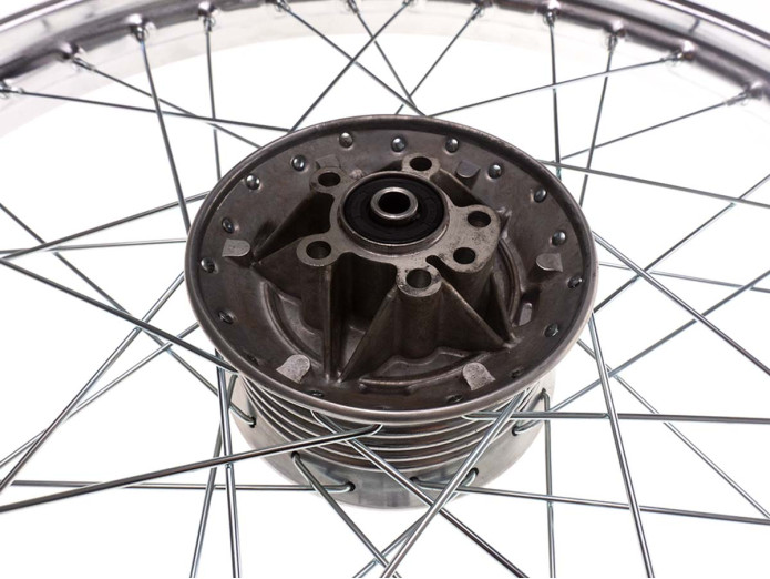19 inch spoke wheel Puch MV VS MS front chrome A-quality