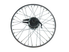 17 inch spoke wheel 17x1.20 chrome rear complete A-quality 