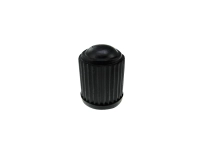 Valve caps PVC black