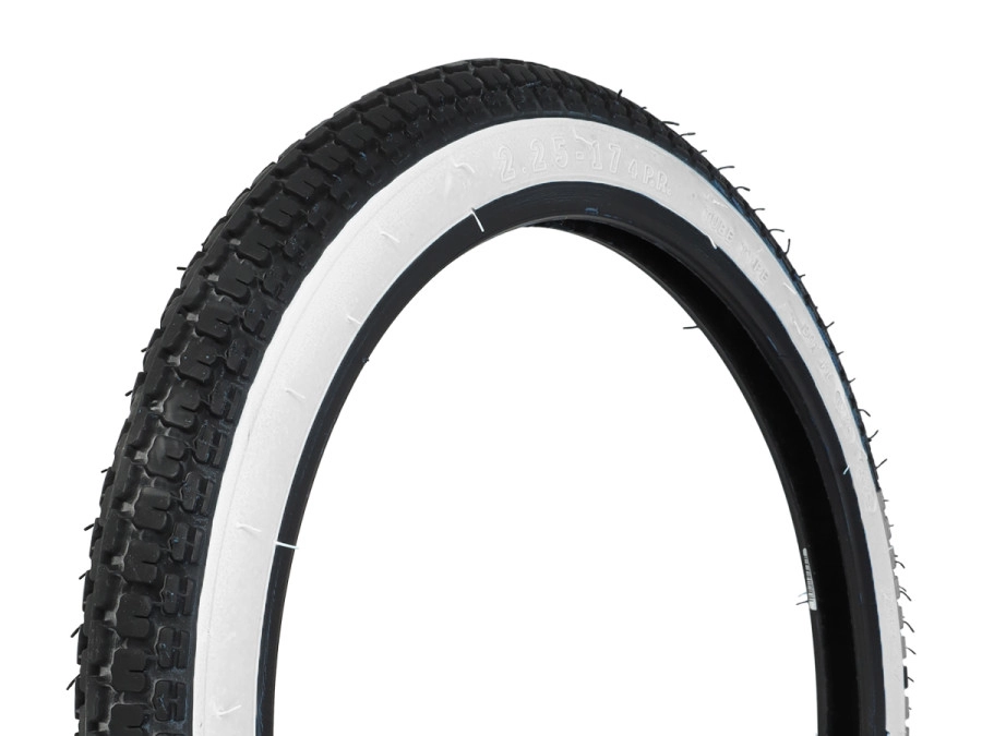 17 inch 2.25x17 Anlas NR-7 banden white wall set Puch Maxi / X30