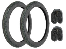17 inch 2.25x17 Deestone D798 tire semi slick set Puch Maxi S / N / K / X30 / X50