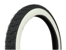 16 inch 2.50x16 Kenda K327 white wall tire with street profile