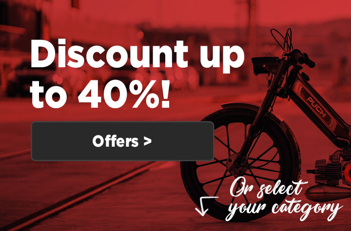 Up to 40% off on Puch parts