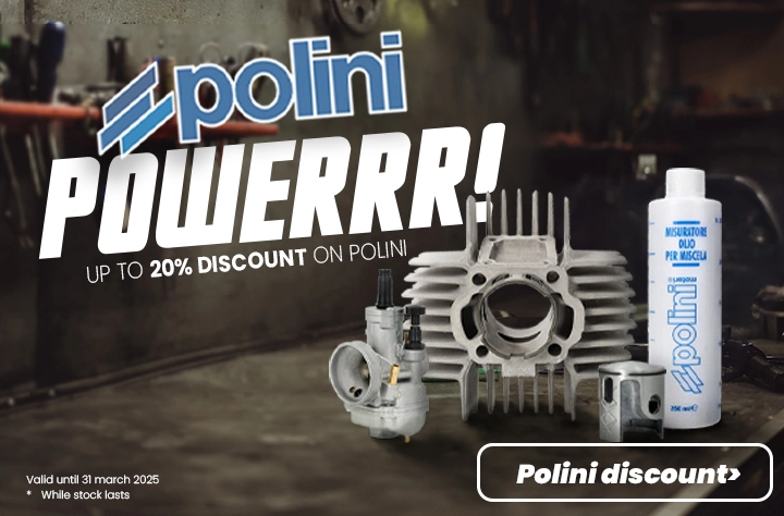 Up to 20% on Polini parts