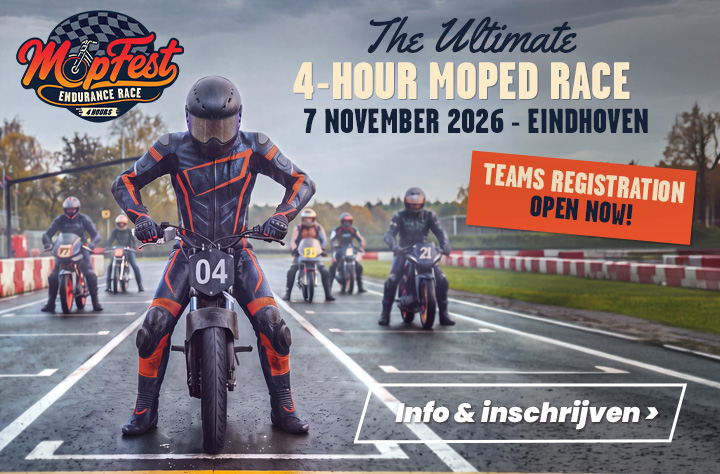 Mopfest 4 Hours Moped Race in The Netherlands