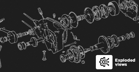 Exploded view | Puch Maxi N / S automaat / 2-speed 