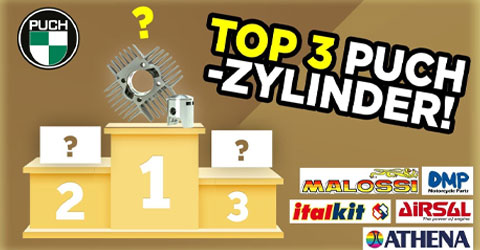 Das sind die Top 3 beliebtesten Puch Maxi Moped usw. Zylinder! 